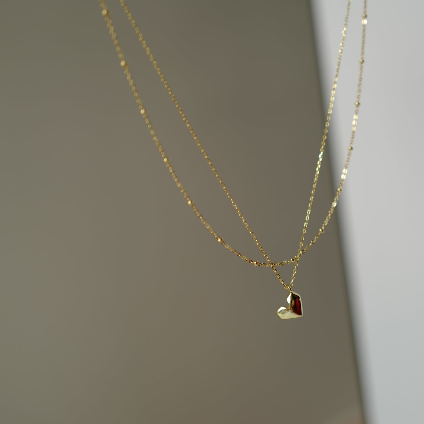 Little golden heart necklace