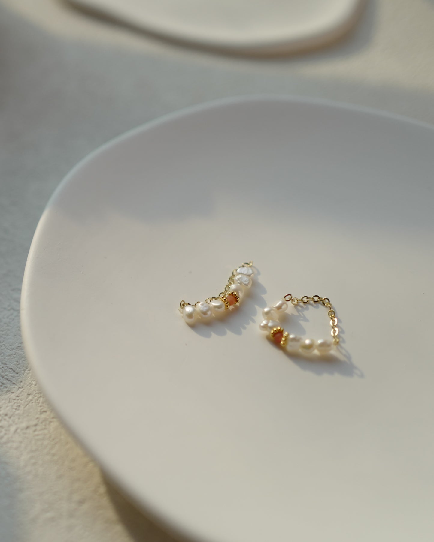 Baroque Pearl and Tourmaline Ring