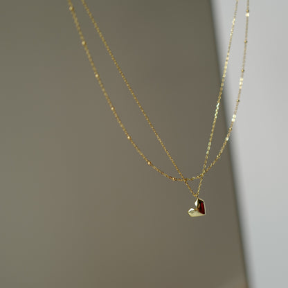 Little golden heart necklace