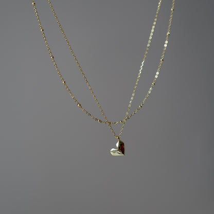 Little golden heart necklace