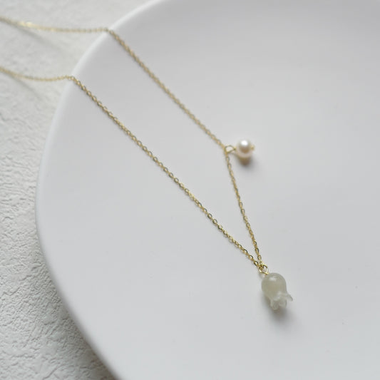 Nephrite jade necklace series 002